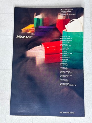 1988 Microsoft Windows Shopping Catalog Pack w/ Letter Envelope Vintage PC - Picture 12 of 14