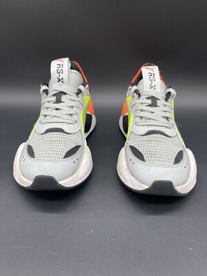 Size 7 (GS) - PUMA RS-X Hard Drive Low Grey Yellow Red for sale