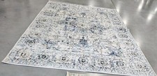 GREY / IVORY 8' X 10' Back Stain Rug, Reduced Price 1172754401 MAD603F-8