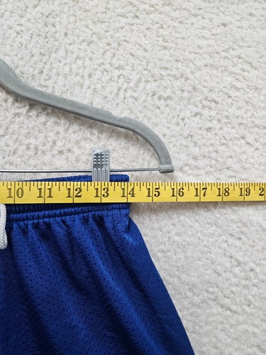 Alleson Athletic Boys Shorts Large Blue Polyester Football Lined Activewear - Picture 8 of 18