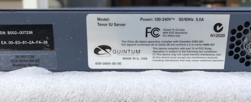 QUINTUM TENOR IU server serie di routing chiamate tenore - GATEWAY VOIP - Foto 7 di 7