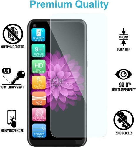 Shockproof Hybrid Case with Screen Protector for Cricket Outlast & AT&T Motivate - Picture 11 of 11