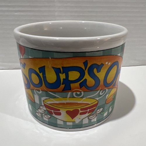 Soup Mug - Mmmm Soup’s On Yummy; VGC - Picture 2 of 7