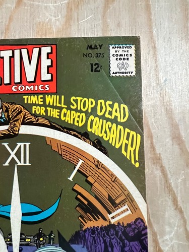 Detective Comics #375 1st New Batmobile On Cover. 1968. See Pics For Condition. - Picture 2 of 4