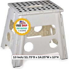 Taburete Plegable de 13 Pulgadas Antideslizante para Cocina Ba o Dormitorio