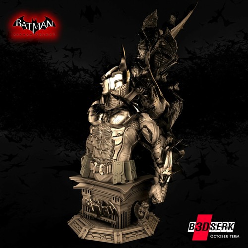 BATMAN Bust ARKHAM KNIGHT 1:8 Scale DC Justice League Resin Model Kit Statue - Picture 7 of 7