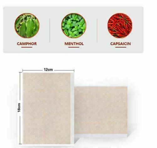 Hot Patch Capsicum Plaster Pain Relieving Patch Large 12pcs 12x18 cm FREE POST - Picture 10 of 10