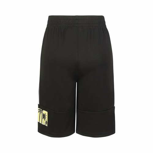 PUMA Boys' Rebel Side Stripe Performance Shorts, Black, Size 7 - Picture 3 of 3