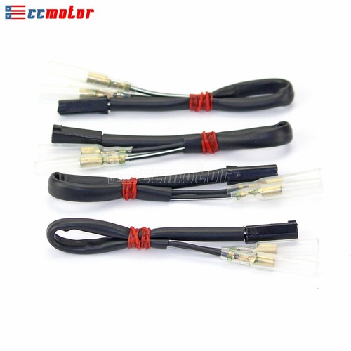 4PCS Turn Signal Indicator Wire Adapter Plug Connector For Suzuki DRZ400S SV650 - Picture 2 of 10