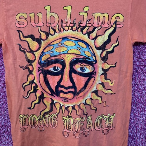 Camiseta Sublime Monocromo Naranja Logo Rock Talla XS - Imagen 2 de 4