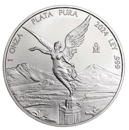 Mexiko Libertad 2024 1 oz .999 Silber Onza - Stempelglanz