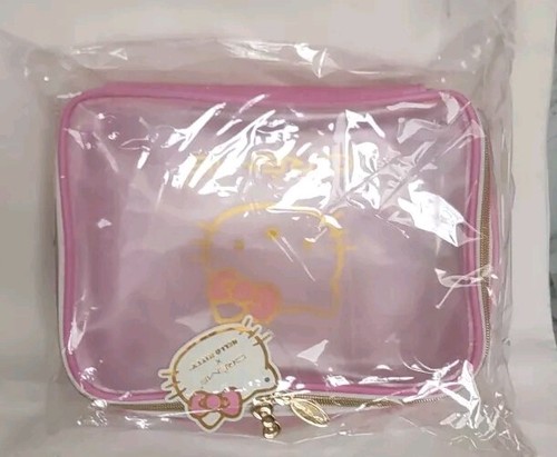 Hello Kitty Creme Shop Beauty Travel Makeup Case Pink 2023 Sanrio New - Picture 11 of 11