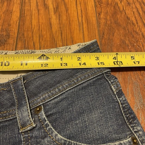 Riders By Lee Womens Jeans Size 12 Blue Elastic Waist No Gap Dark Wash Straight - Picture 7 of 15