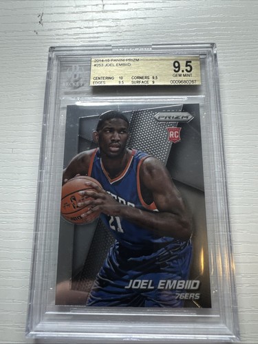 joel embiid panini prizm rookie bgs 9.5 - Bild 1 von 10