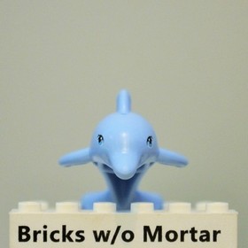 New Genuine LEGO Bright Light Blue Dolphin Animal Disney Princess 41015 41063