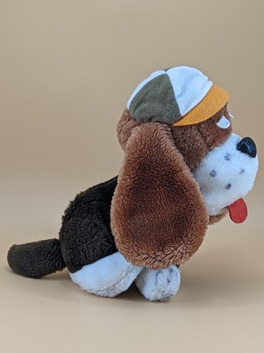 1980 Wallace Berrie Sad Dog Plush Sleuth Detective Vintage Stuffed Animal - Picture 4 of 9