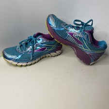 Brooks Adrenaline GTS 15 Womens Running Shoe Sz 8 Med  B Blue Purple 1201741B498