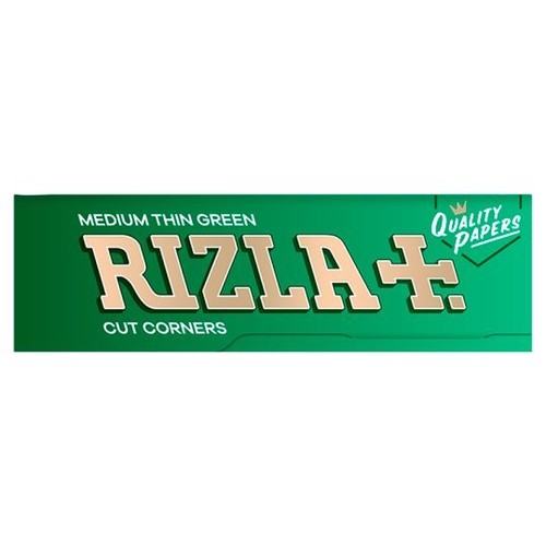 10 BOOKLETS RIZLA GREEN ROLLING PAPERS & 4 BOXES SWAN EXTRA SLIM FILTER TIPS  - Picture 3 of 3