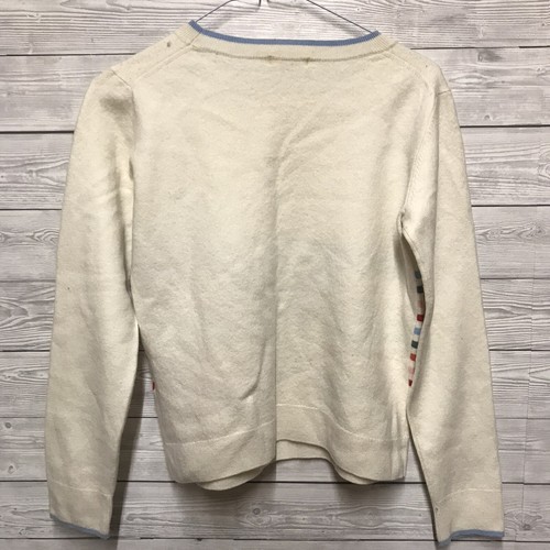 Cath Kidston Girls Cream Wool Jumper Dog Size Medium M New - Picture 5 of 5