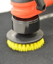 Scrub Brush (5") Stiff Bristle Car Carpet Mat Upholstery Power Drill Attachment