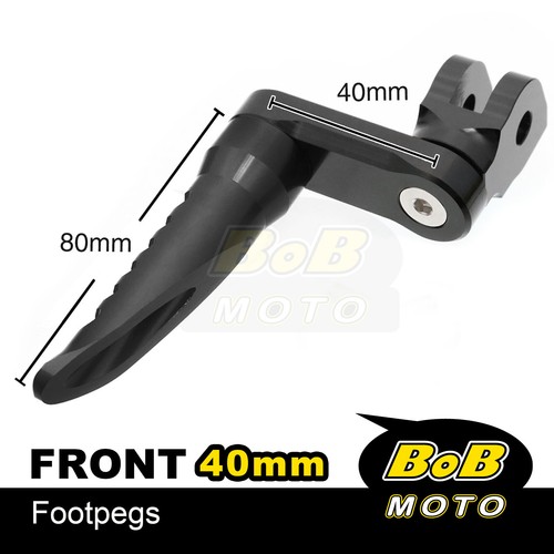 Billet Front 4cm Lowering Foot Pegs For Suzuki DL 650 V-Strom 2004-2021 - Picture 8 of 16