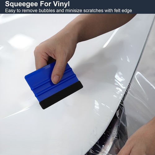 Vinyl Wrap Squeegee Applicator Professional Wrapping Sign Decal Tool Felt Edge - Picture 9 of 15