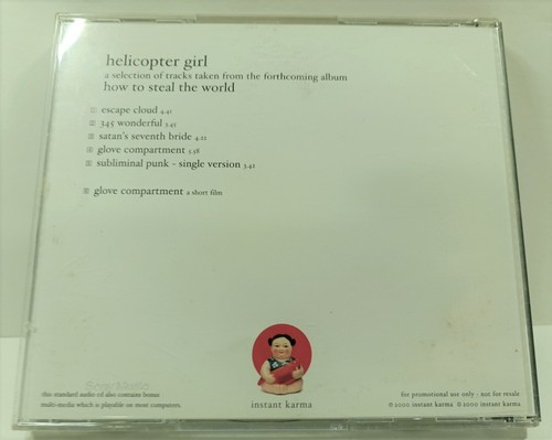 HELICOPTER GIRL How to Steal the World PROMO CD (with Case) 5-track + Film [VGC] - Picture 3 of 5