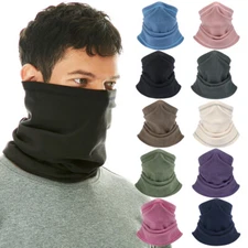 Winter Neck Warmer Gaiter Ski Fleece Face Mask Windproof Cycling Men Sport Scarf