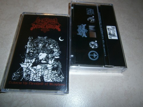 LITURGY OF DESECRATION - Traverse the Threshold of Blasphemia. Tape - Picture 2 of 4