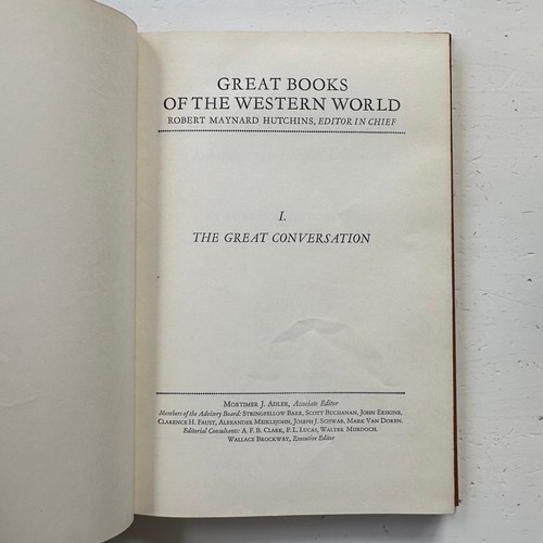 Britannica Great Books Introductory Volume 1-3 The Great Conversation Ideas 1952 - Picture 4 of 19