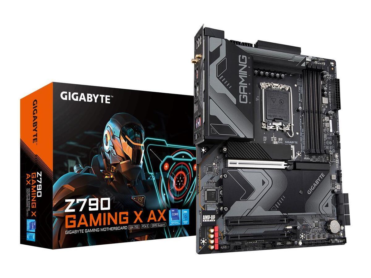GIGABYTE Z790 GAMING X AX LGA 1700 Intel Z790 ATX Motherboard with DDR5, M.2, PC GIGABYTE Z790 GAMING X AX LGA 1700 Intel Z790 ATX Motherboard with DDR5, M.2, PC