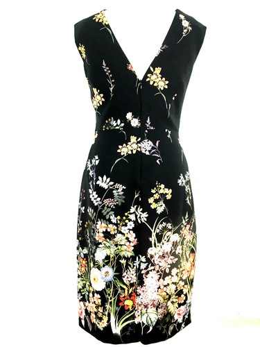 Zara Floral Pencil Dress Size Small - Picture 2 of 8