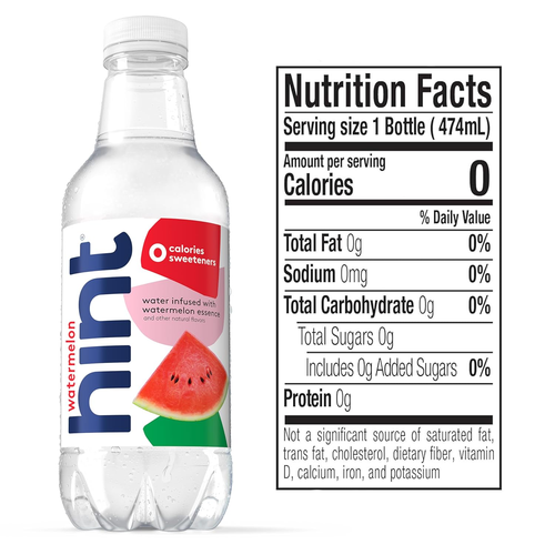 Hint Fruit-Infused Bottled Water, Best Sellers Variety Pack - Sugar Free Flavore - Picture 4 of 12