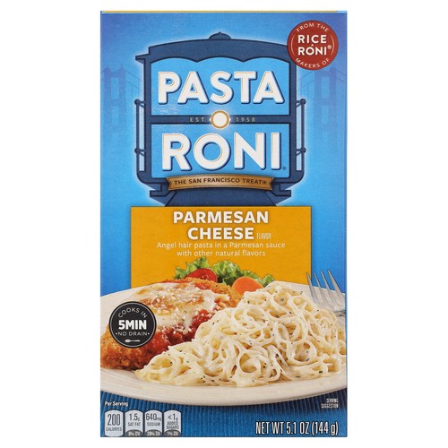 (8 pack) 5.1 oz Box, Pasta Roni Parmesan Cheese Angel Hair Pasta - Picture 2 of 6