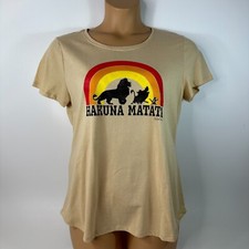 Disney The Lion King Hakuna Matata T-Shirt Tee Womens Large L