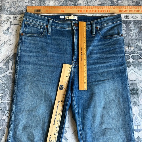Madewell 10" High Rise Skinny Jeans Damen 31 Tall blau Roz Wash #MB911 - Bild 4 von 22