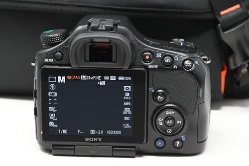 Sony Alpha 65 24.3MP Digital SLR DSLR Camera w/ 18-55mm Lens-Only 144 Shots-MINT - Picture 15 of 16