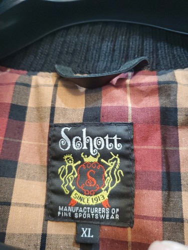 Schott NYC 100%Wool & Leather RARE Jackets Barney'S NYC MADE IN USA - 第 10/12 張圖片