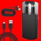 New 6800mAh Power Bank Battery Case 2x Cable f Samsung Galaxy S20 5G Uw Sm-G981V