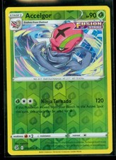 Pokemon ACCELGOR 014/264 Fusion Strike - RARE Rev Holo - - MINT