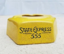 Vintage Old State Express 555 Virginia Cigarettes Ceramic Ashtray England C191