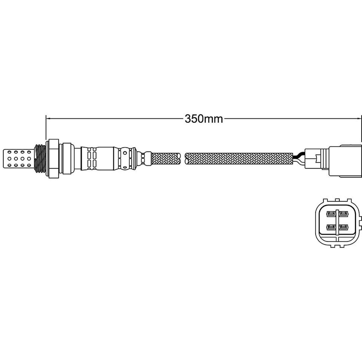 Pre-Cat Oxygen O2 Sensor for TOYOTA HIACE RZH113R RZH111 09/1998~02/2005 Pre-Cat Oxygen O2 Sensor for TOYOTA HIACE RZH113R RZH111 09/1998~02/2005
