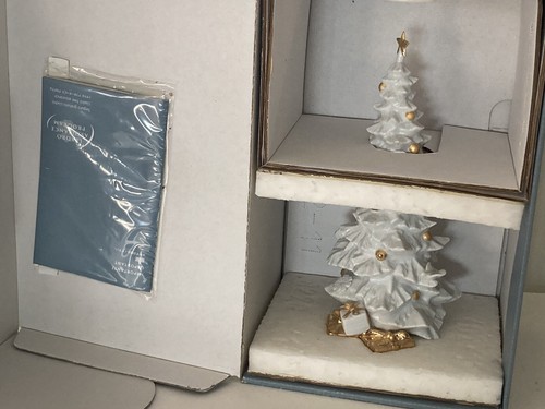LLADRÓ O Christmas Tree Figurine Golden Lustre Porcelain Holiday Figure 01007089 - Picture 9 of 11