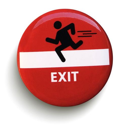 Sorry You’re Leaving Badge Card Novelty Funny Gift - Picture 8 of 9