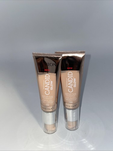 2PK Revlon Photoready Candid Glow Moisture Glow Foundation #130 0.75oz - Picture 2 of 3