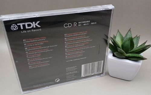TDK CD Rohling / CD-R / 700 MB / 80 Min. 52X / NEU mit Jewel Case Hülle Rohlinge - Bild 2 von 2
