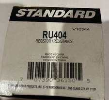 Standard RU404  Ignition HVAC Blower Motor Resistor P/N: RU-404 - New- Old Stock