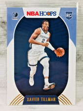 2020-21 PANINI HOOPS BASKETBALL #221 XAVIER TILLMAN RC ROOKIE CARD!
