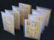 WALLET INSERTS SET OF 2 ACCORDIAN STYLE CARD PICTURE HOLDER 