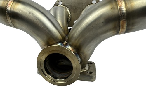 B Series Mini Ramhorn Turbo Manifold T3 Turbine Inlet 44mm V Band Wastegate 304 - Picture 7 of 13